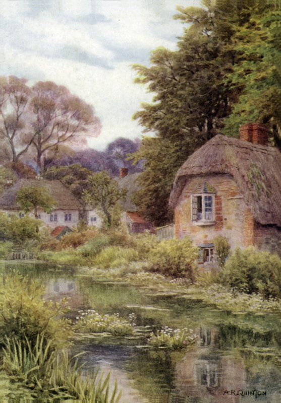 Na Avon, u jezera, poblíž Salisbury od Alfred Robert Quinton