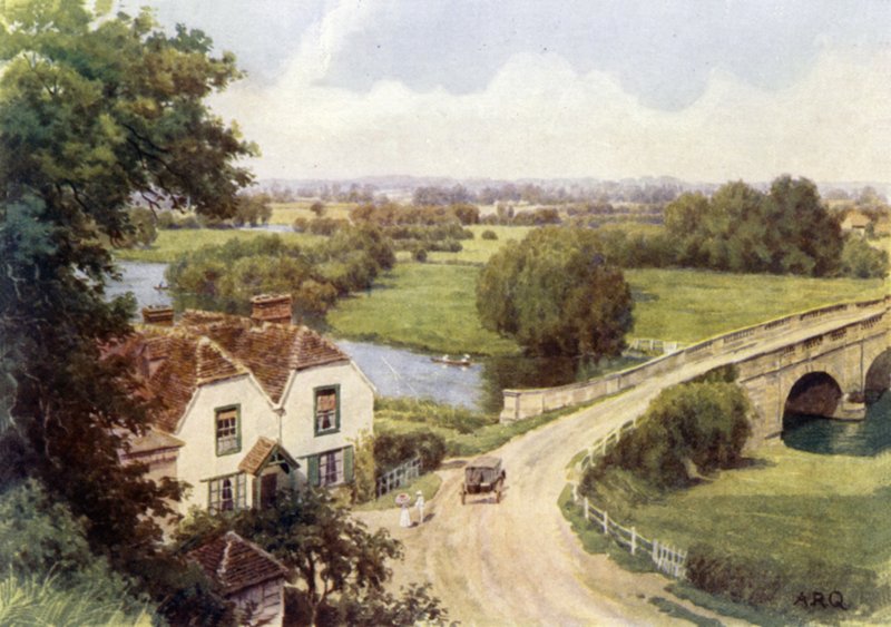 Shillingfordský most od Alfred Robert Quinton