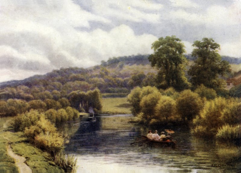 Streatley Reach od Alfred Robert Quinton