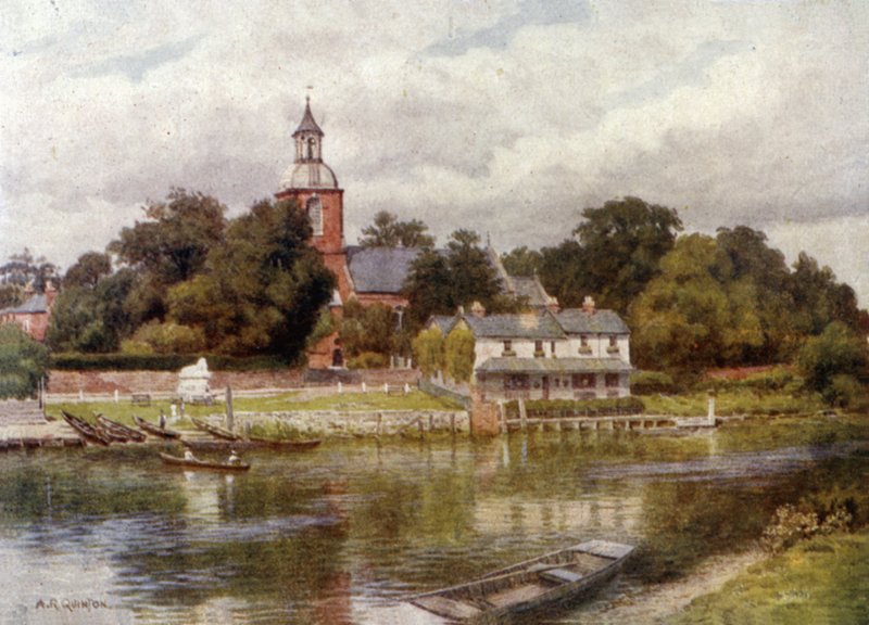 Kostel Sunbury od Alfred Robert Quinton