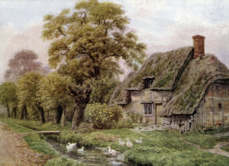 Potok, Steventon, Berks od Alfred Robert Quinton