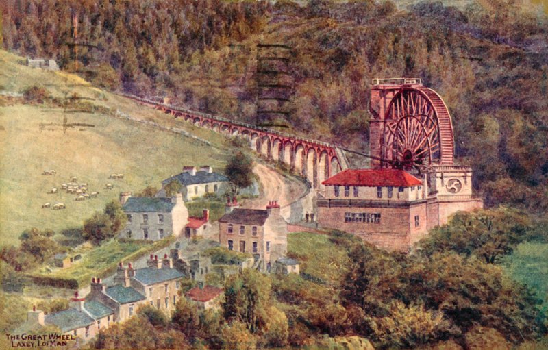 The Great Wheel, Laxey, Isle of Man od Alfred Robert Quinton