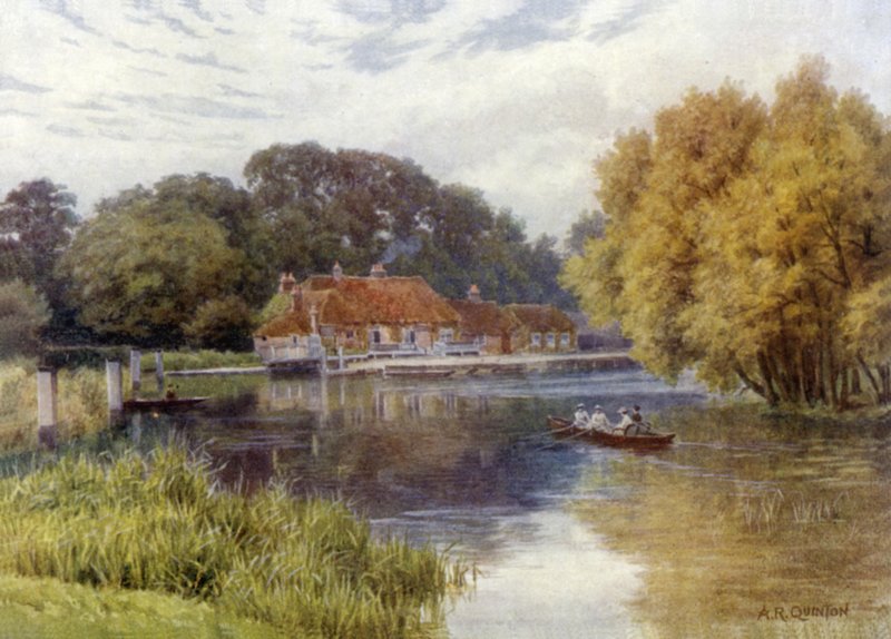 The Swan Inn, Pangbourne od Alfred Robert Quinton