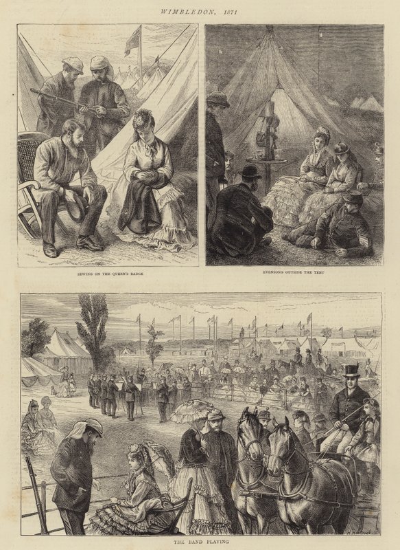 Wimbledon, 1871 od Alfred W. Cooper