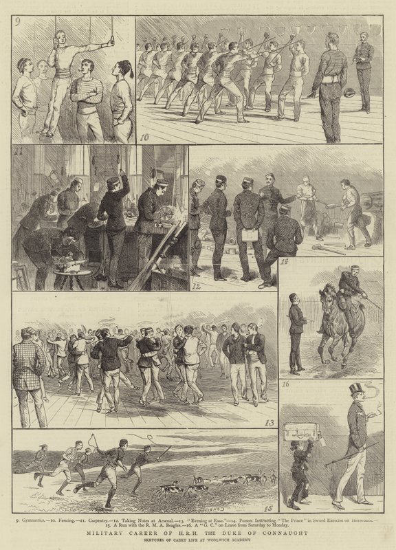 Vojenská kariéra Jeho královské výsosti vévody z Connaughtu od Alfred Chantrey Corbould
