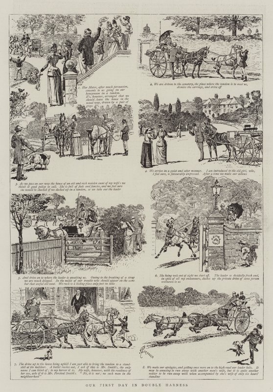 Náš první den ve dvou postrojích od Alfred Chantrey Corbould