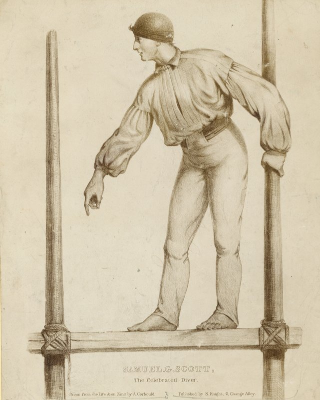 Portrét Samuela G Scotta od Alfred Chantrey Corbould