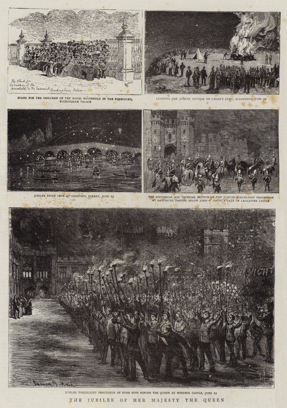 Jubileum Jejího Veličenstva královny od Alfred Chantrey Corbould