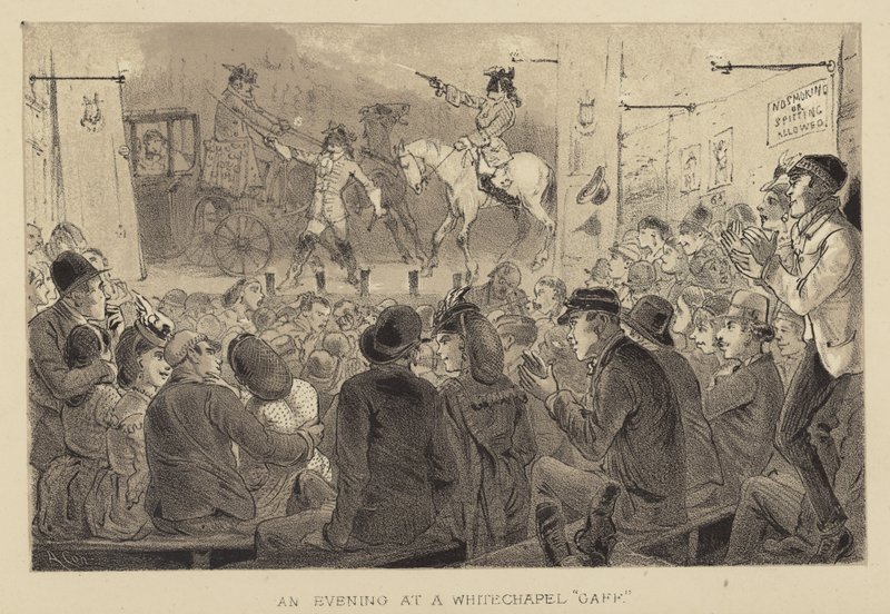 Večer ve Whitechapel Gaff od Alfred Concanen