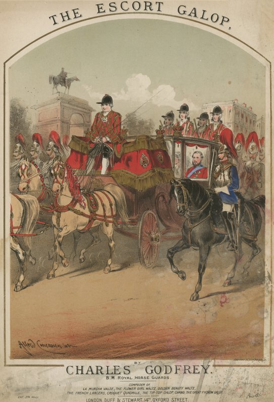 Hudební skóre pro The Escort Galop od Charlese Godfreyho od Alfred Concanen