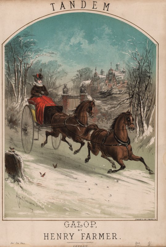 Tandem (barevné lito) od Alfred Concanen