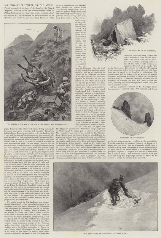 Pan Edward Whymper o Andách od Alfred Courbould