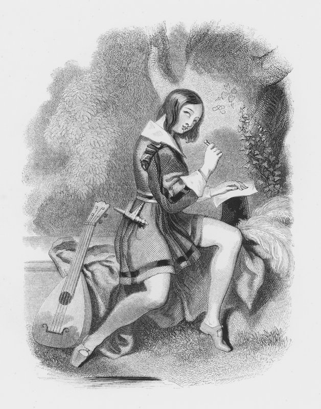 Shakespeare, od Alfred Edward Chalon