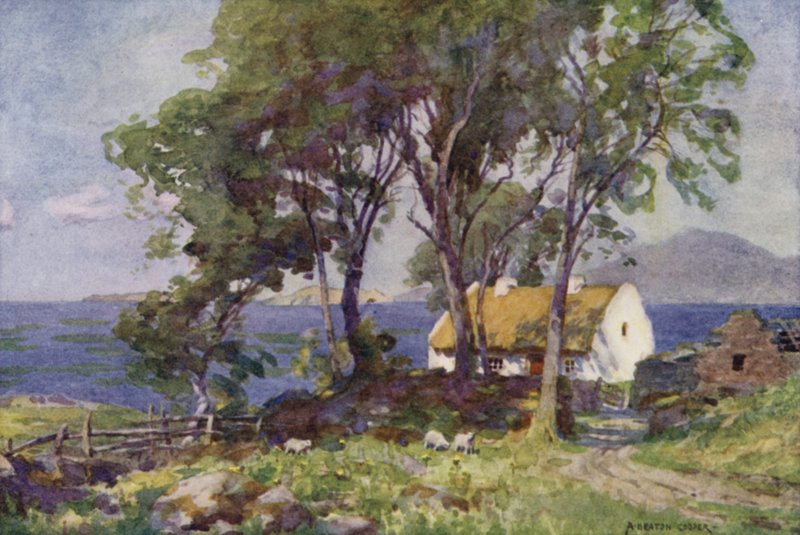 Chata u moře, Renvyle od Alfred Heaton Cooper