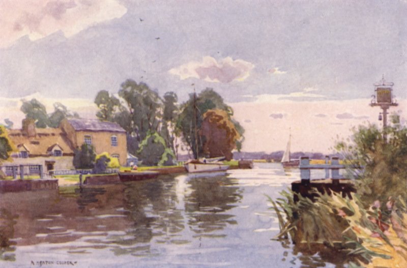 Horning Ferry, na Bure, Norfolk od Alfred Heaton Cooper