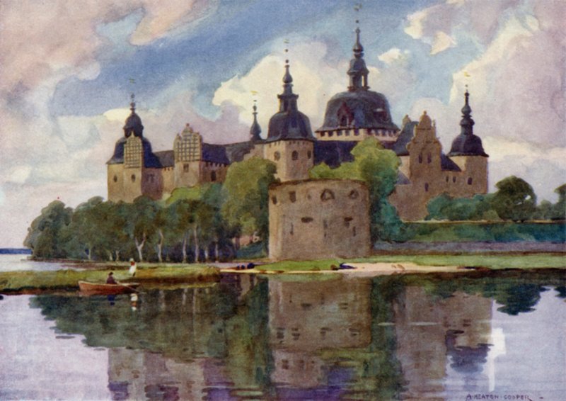 hrad Kalmar od Alfred Heaton Cooper