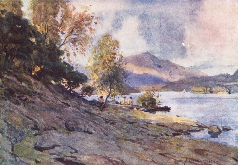 Lake District: (barevná litografie) od Alfred Heaton Cooper