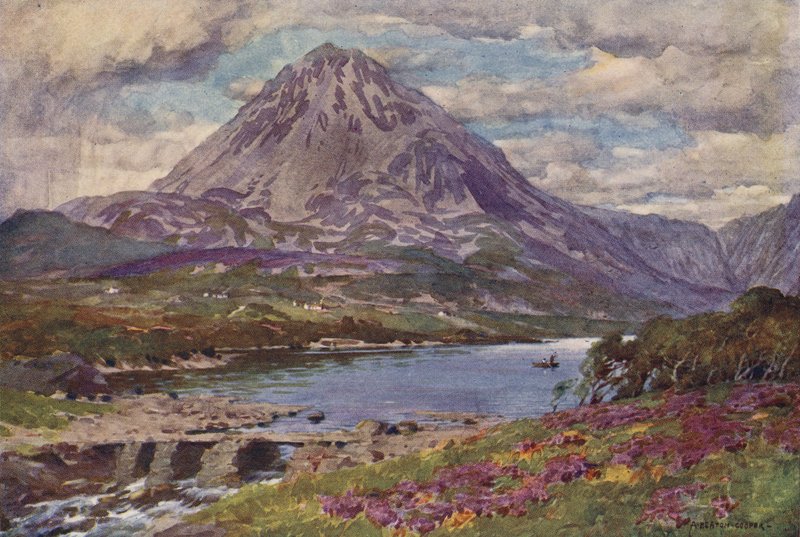 Mount Errigal, Gweedore, hrabství Donegal od Alfred Heaton Cooper