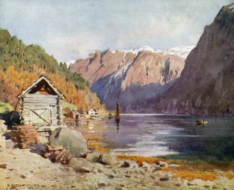 Ose fjord od Alfred Heaton Cooper