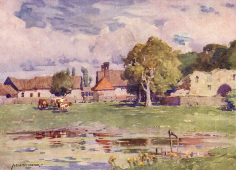 The Abbey Farm, Thetford, Norfolk od Alfred Heaton Cooper