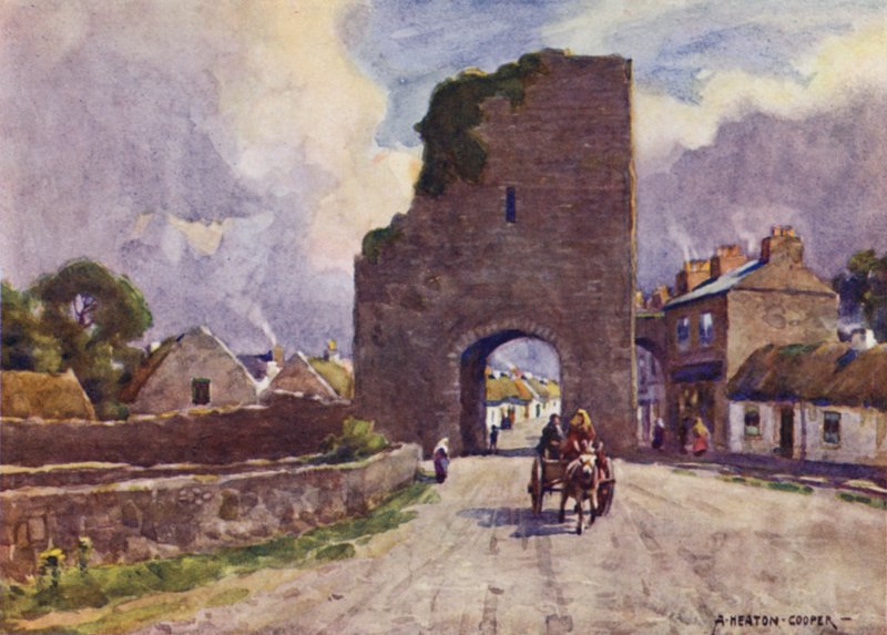 Starobylé opevněné město Athenry, hrabství Galway od Alfred Heaton Cooper