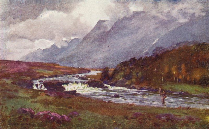 Erriff Valley, hrabství Galway od Alfred Heaton Cooper