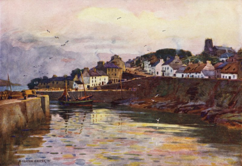 Přístav, Roundstone, hrabství Galway od Alfred Heaton Cooper
