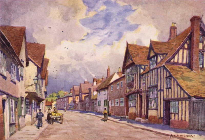 The Old Moot Hall, Sudbury, Suffolk od Alfred Heaton Cooper