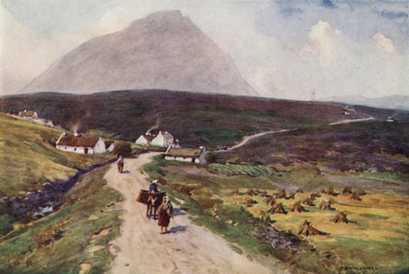 Cesta do Dugortu, Achill Island od Alfred Heaton Cooper