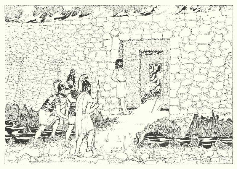 Lucianova Pravdivá historie: (rytina) od Alfred Payne Garnett