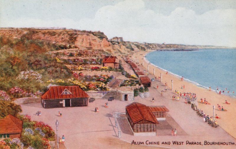 Alum Chine a West Parade, Bournemouth od Alfred Robert Quinton