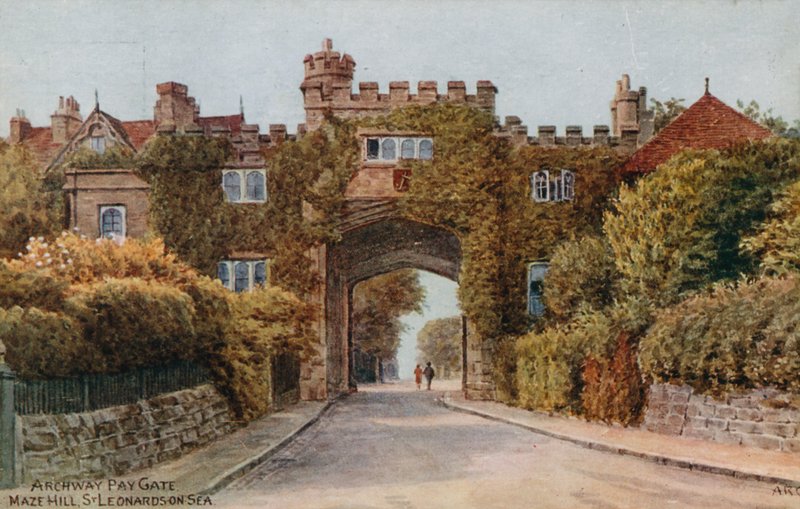 Archway Pay Gate, Maze Hill, St Leonards-on-Sea od Alfred Robert Quinton