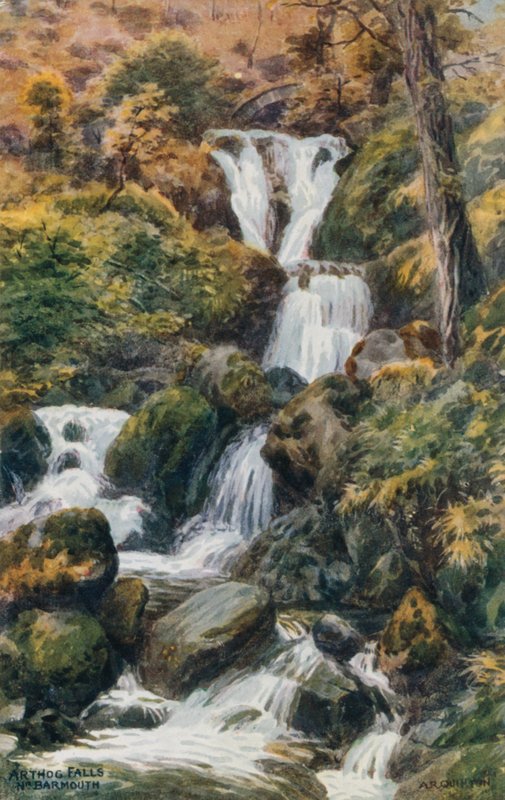 Arthog Falls, Nr. Barmouth od Alfred Robert Quinton