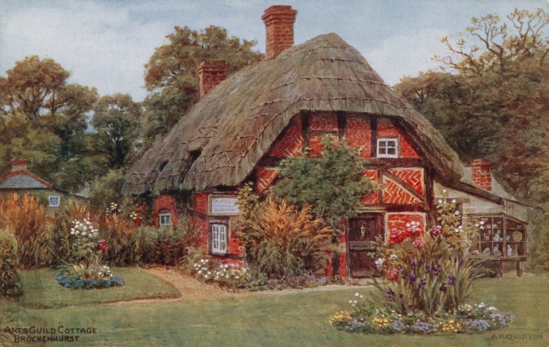 Arts Guild Cottage, Brockenhurst od Alfred Robert Quinton