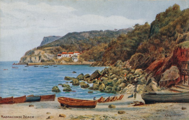 Pláž Babbacombe od Alfred Robert Quinton