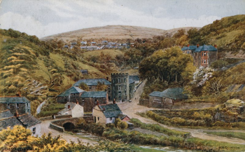 Vesnice Boscastle od Alfred Robert Quinton