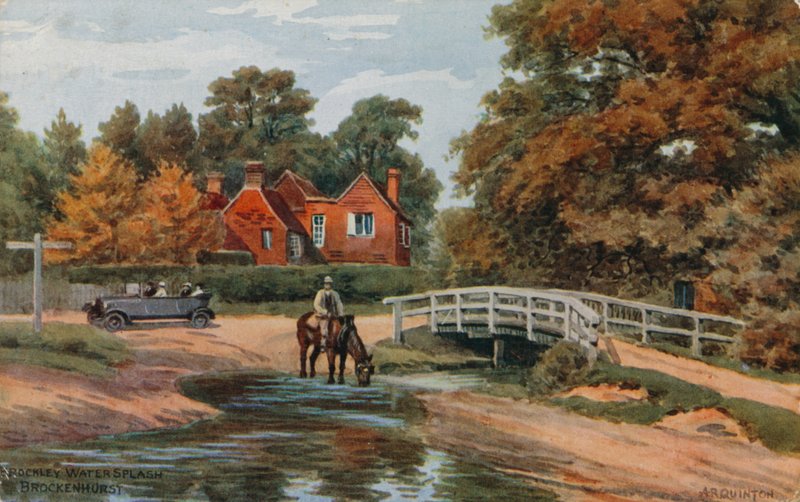 Brockley Water Splash, Brockenhurst od Alfred Robert Quinton