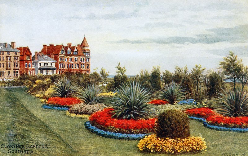 Clarence Gardens, Southsea od Alfred Robert Quinton