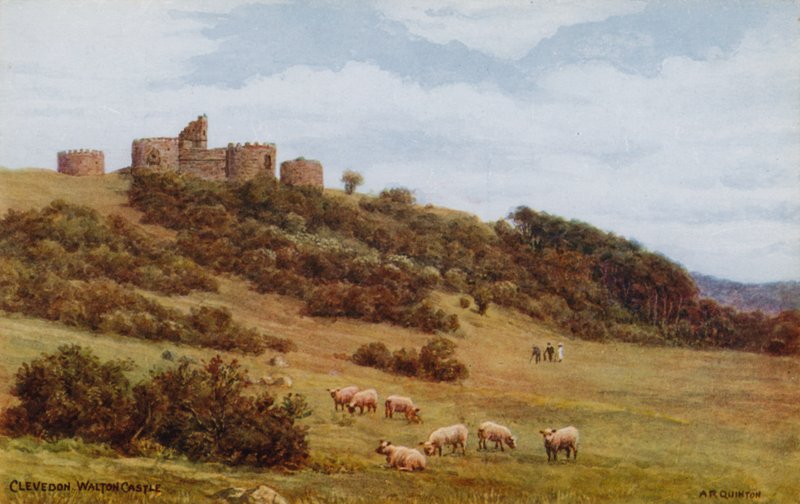 Clevedon, hrad Walton od Alfred Robert Quinton