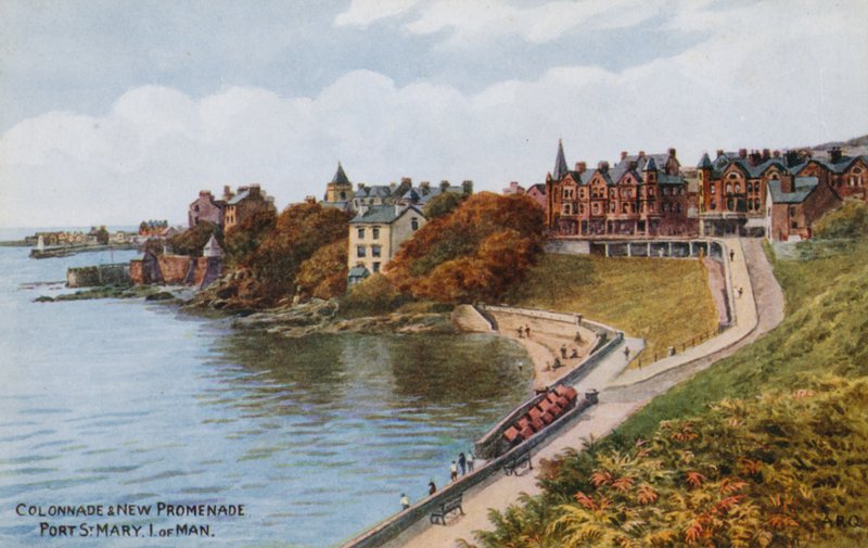 Kolonáda a Nová promenáda, Port St Mary I of Man od Alfred Robert Quinton
