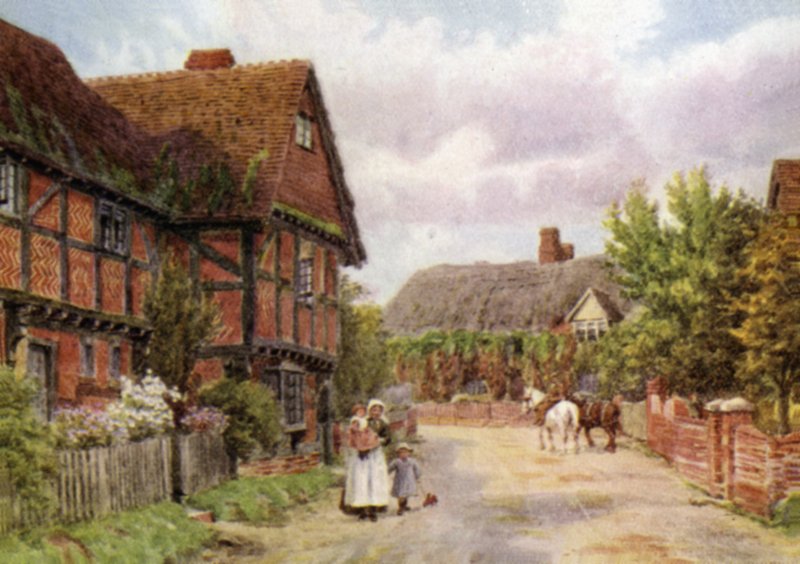 Chaty, East Hagbourne od Alfred Robert Quinton