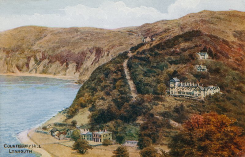 Countisbury Hill, Lynmouth od Alfred Robert Quinton