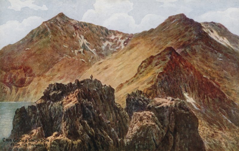 Dětská postýlka Goch a Snowdon z Pinnacles od Alfred Robert Quinton