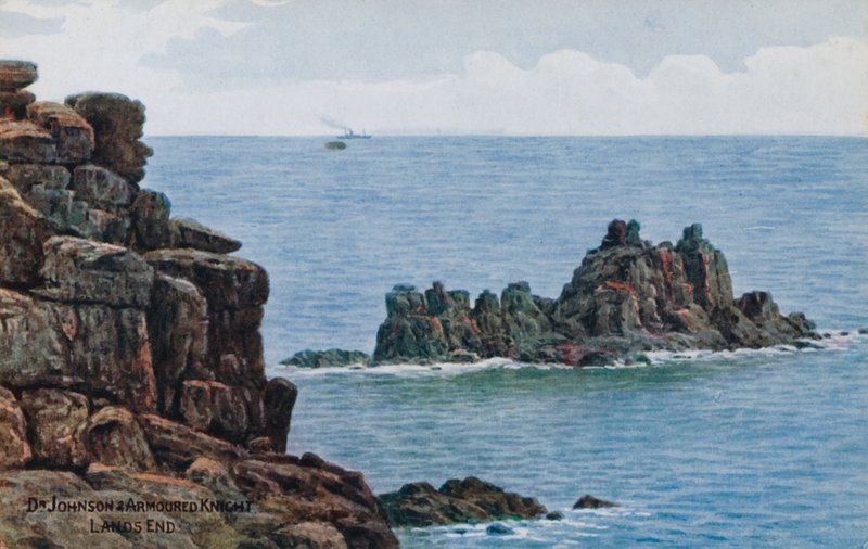 Dr. Johnson a obrněný rytíř, Lands End od Alfred Robert Quinton