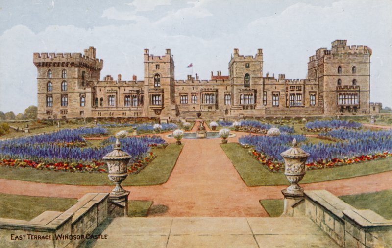 Východní terasa, hrad Windsor od Alfred Robert Quinton