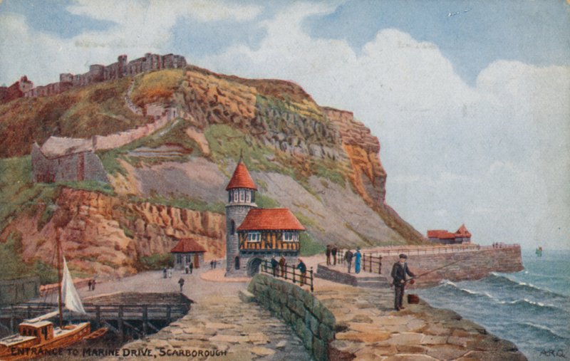 Vstup do Marine Drive, Scarborough od Alfred Robert Quinton