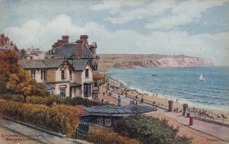 Esplanade a Culver Cliffs, Sandown, I of Wight od Alfred Robert Quinton
