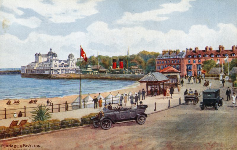 Esplanade a pavilon, Weymouth od Alfred Robert Quinton