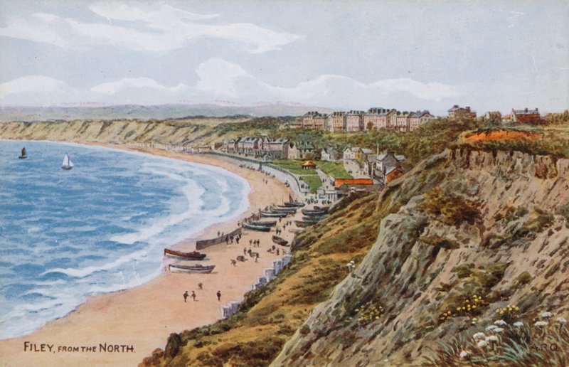 Filey, ze severu od Alfred Robert Quinton