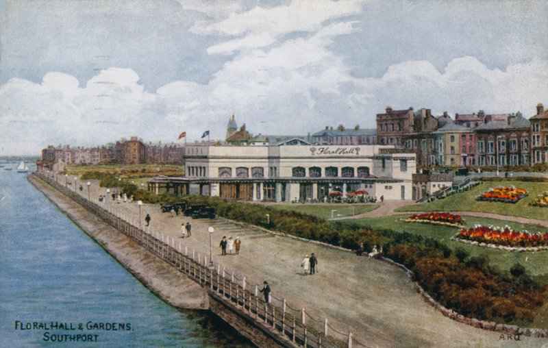 Květinová síň a zahrady, Southport od Alfred Robert Quinton